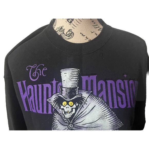 Disney World Haunted Mansion A Ghost Will Follow You Home Sweatshirt Size Medium - Picture 2 of 14